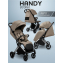 Прогулочная коляска Amarobaby Handy, бежевый/серебряный