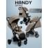 Прогулочная коляска Amarobaby Handy, бежевый/серебряный