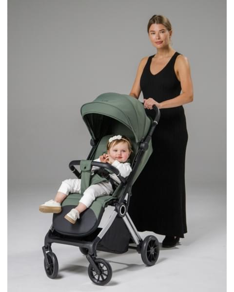 Прогулочная коляска Amarobaby Handy, бежевый/серебряный