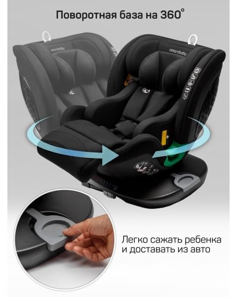 Детское удерживающее устройство Amarobaby Triumph, i-Size, 40-150 см
