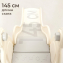 Горка с качелями UNIX Kids Car Grey