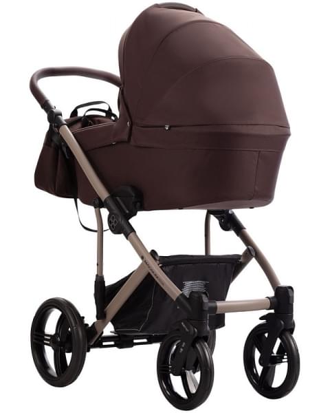 Детская коляска Bebetto Magnum Light 2 в 1 20 коричневый, бежевая рама