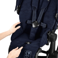 Набор чехлов прогулочного блока для коляски Cybex Priam IV Rebellious Luxury Denim Blue