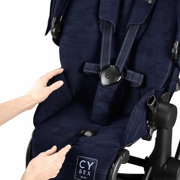 Набор чехлов прогулочного блока для коляски Cybex Priam IV Rebellious Luxury Denim Blue