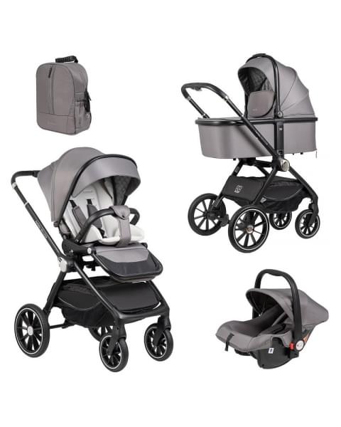 Детская коляска Farfello Belleza 3 в 1 2025 серый