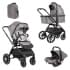 Детская коляска Farfello Belleza 3 в 1 2025 серый