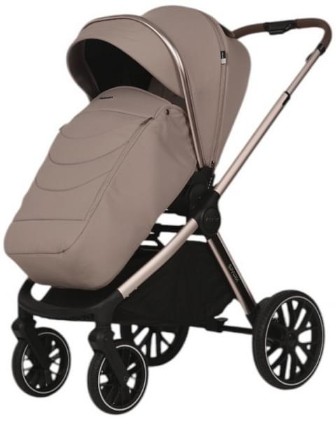 Детская коляска Adamex Spark SE 2 в 1 2-LATTE-CHAMPAGNE - БЕЖ-РАМА ШАМПАНЬ
