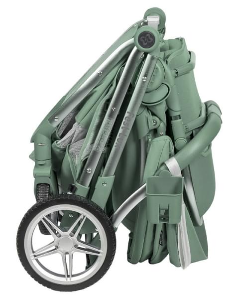 Детская прогулочная коляска Farfello Fest Lux Зеленый/Green FL-13 цветная рама