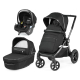 Коляска Peg Perego GT4 Lounge Modular 3в1, Black Shine (Черный)