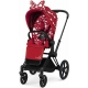 Коляска прогулочная Cybex Priam III Jeremy Scott Petticoat шасси Matt Black, Jeremy Scott Petticoat (Красный с узором)