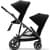 Прогулочная коляска для двойни Cybex Gazelle S шасси Taupe, Deep Black (Черный)