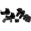 Коляска для двойни 3 в 1 Cybex Gazelle S шасси Taupe, Deep Black (Черный)