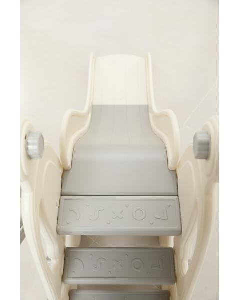 Горка с качелями UNIX Kids Car Grey