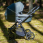 Детская коляска Noordi Fjordi V2 + Terra i-Size 3 в 1 Shadow grey кожа