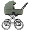 Детская коляска люлька Roan Bass Next Classic d14 2.0 1 в 1 BSNC/102/1 Sage Green/Black/руч.Black