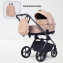 Детская коляска Rant Falcon Soft Therm 4 в 1 с автокреслом Miro и базой Beige