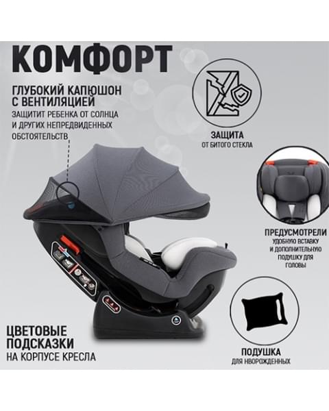 Автокресло Agex Voyage (0-25 кг), Black (Черный)