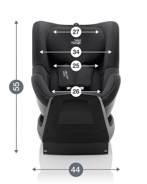 Автокресло Britax Roemer Dualfix Plus Midnight Grey