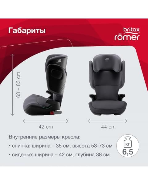 Автокресло Britax Roemer Kidfix M i-SIZE Storm Grey