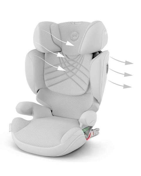 Автокресло Cybex Solution T i-Fix Plus (15-36 кг), Platinum White (Белый)