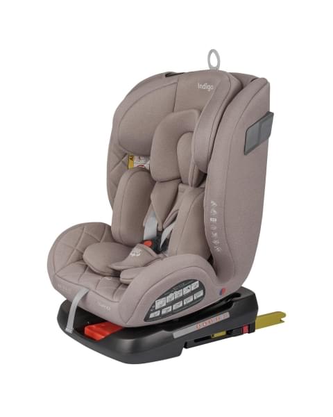 Автокресло Indigo TOURNEO S isofix 0+1+2+3 (0-36 кг) бежевый