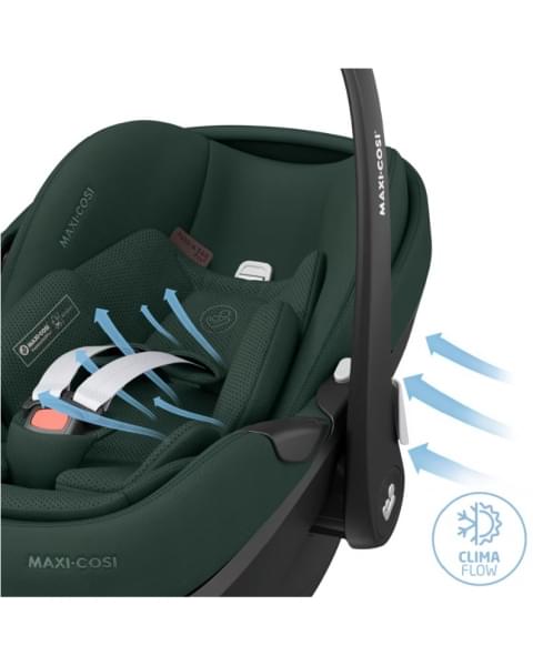 Автокресло Maxi-Cosi Pebble 360 Pro 0-13 кг с базой Family Fix 360 Prо 8052403110 Twillic Green/зеленый (2024)