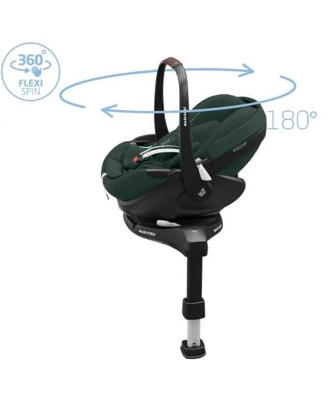 Автокресло Maxi-Cosi Pebble 360 Pro 0-13 кг с базой Family Fix 360 Prо 8052403110 Twillic Green/зеленый (2024)