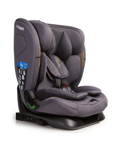 Автокресло Peppy Lambo i-Size grey