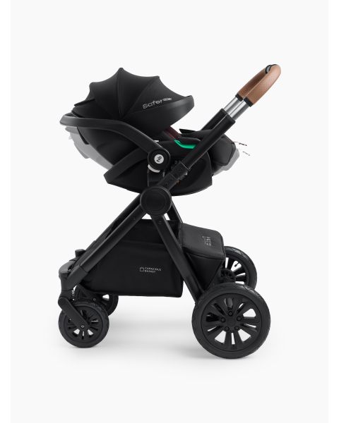 Автокресло SAFER PRO от Happy Baby black & bordeaux