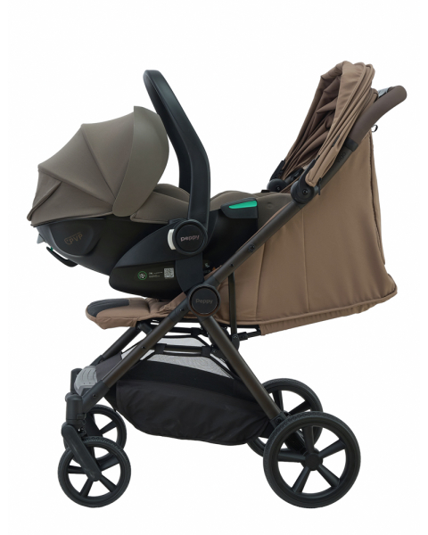 Автолюлька Peppy Jet I-Size 40-87 см (коричневый)