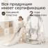 Горка с качелями UNIX Kids Car Grey
