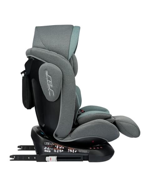 Автокресло Indigo Smart plus Isofix серый-зеленый