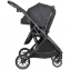 Детская прогулочная коляска Farfello Fest Lux Угольно-черный/Carbon black FL-12 черная рама