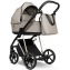 Детская коляска Roan Sol Vintage Luxury 3 в 1 с автокреслом Tutis Elo Lux EduSky Black VIN 06/HZ Hazel/Champagne/руч.Black