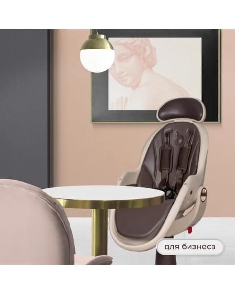 Стульчик для кормления Farfello Aimile Gold кофейный