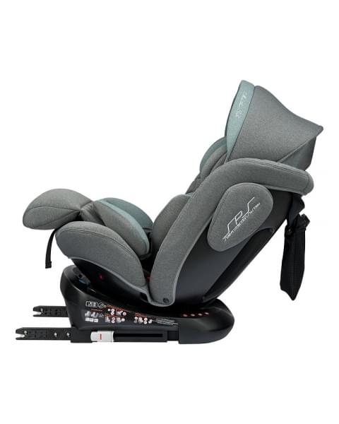 Автокресло Indigo Smart plus Isofix серый-зеленый