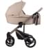 Детская коляска Bebetto Magnum Light Pro 2 в 1 01 св.бежевая кожа/бежевая рама