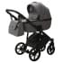 Детская коляска Adamex Bibione Deluxe 2 в 1 BI-SA04 (СЕРАЯ КОЖА)