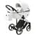 Детская коляска Adamex Chantal Special Edition Deluxe 2 в 1 C104 (БЕЛ.КОЖА ХРОМ.РАМА)