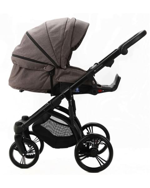 Детская коляска Adamex Lanti 3 в 1 LN-PS28 TIP (Т.БЕЖ + СВ.БЕЖ. КОЖА)