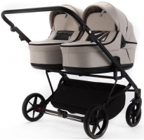 Детская коляска Adamex Leo Duo 2 в 1 TK20 (СВЕТЛО-БЕЖЕВЫЙ)