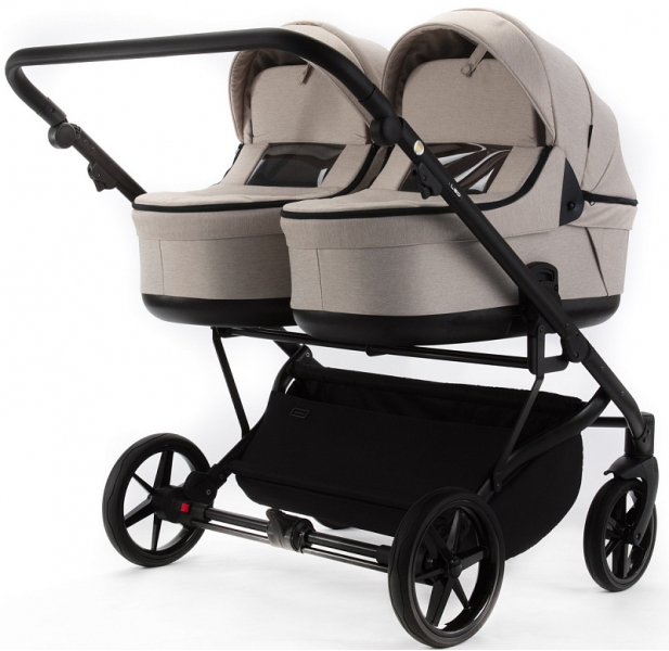 Детская коляска Adamex Leo Duo 2 в 1 TK20 (СВЕТЛО-БЕЖЕВЫЙ)