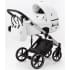 Детская коляска Adamex Lumi Air SE Deluxe 3 в 1 L-SA501 (БЕЛ.КОЖА+ХРОМ РАМА)