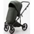 Детская коляска Adamex Marco 3 в 1 GA06 (Т. ЗЕЛ.ТК.+ Т. ЗЕЛ. КОЖ. ОТДЕЛКА)