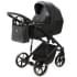 Детская коляска Adamex Mobi 2 в 1 M-PS112 (ГРАФИТ+ЧЕРН.КОЖА)