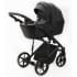 Детская коляска Adamex Mobi 2 в 1 M-PS112 (ГРАФИТ+ЧЕРН.КОЖА)