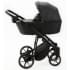 Детская коляска Adamex Mobi 2 в 1 M-PS112 (ГРАФИТ+ЧЕРН.КОЖА)