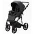 Детская коляска Adamex Mobi 2 в 1 M-PS112 (ГРАФИТ+ЧЕРН.КОЖА)