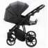 Детская коляска Adamex Mobi 2 в 1 M-PS112 (ГРАФИТ+ЧЕРН.КОЖА)