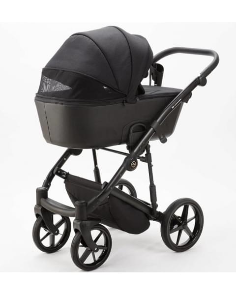 Детская коляска Adamex Mobi 2 в 1 M-PS37 Черный Кожа